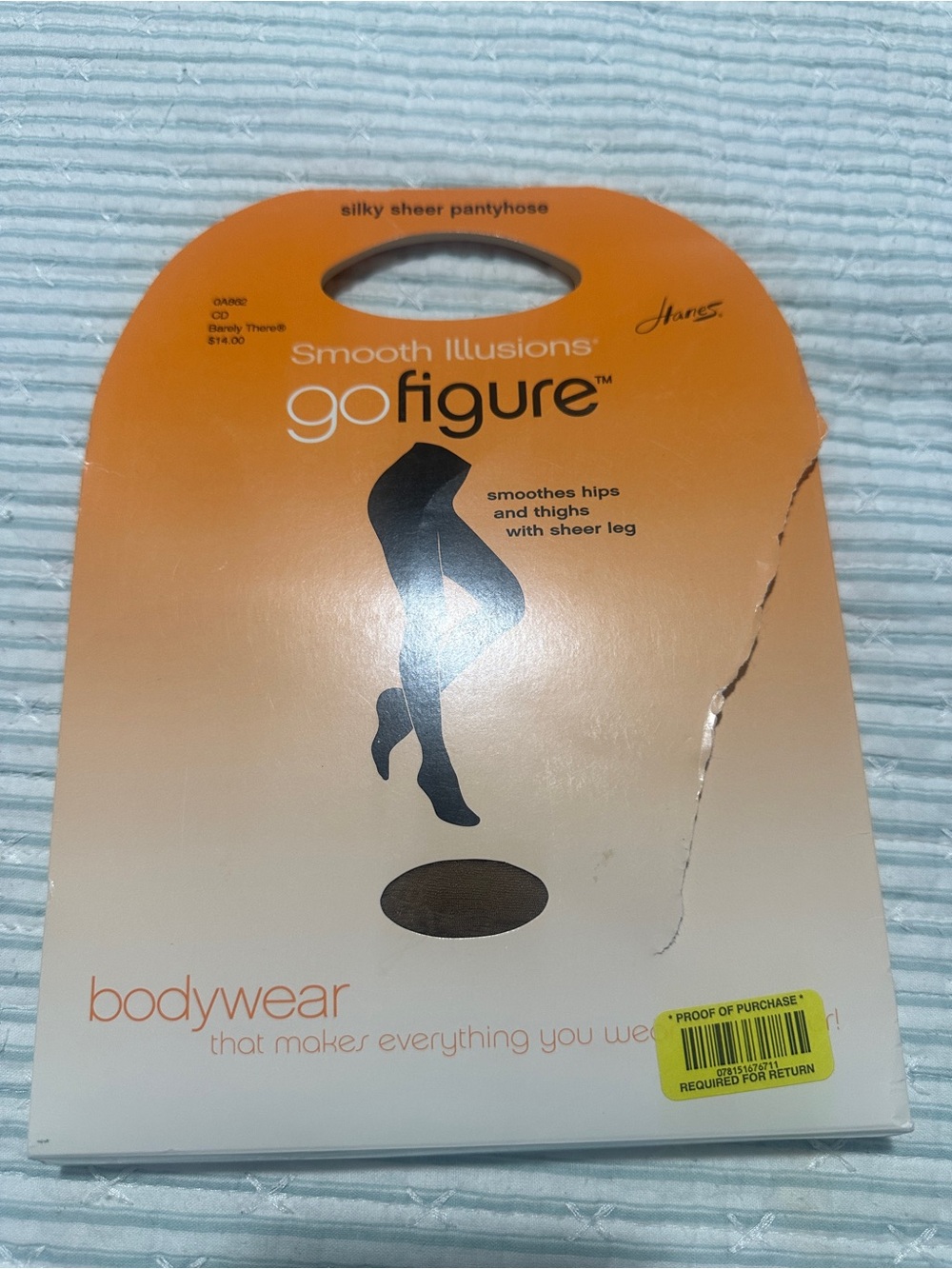 Hanes Smooth Illusions GoFigure Silky Sheer Pantyhose -Tan